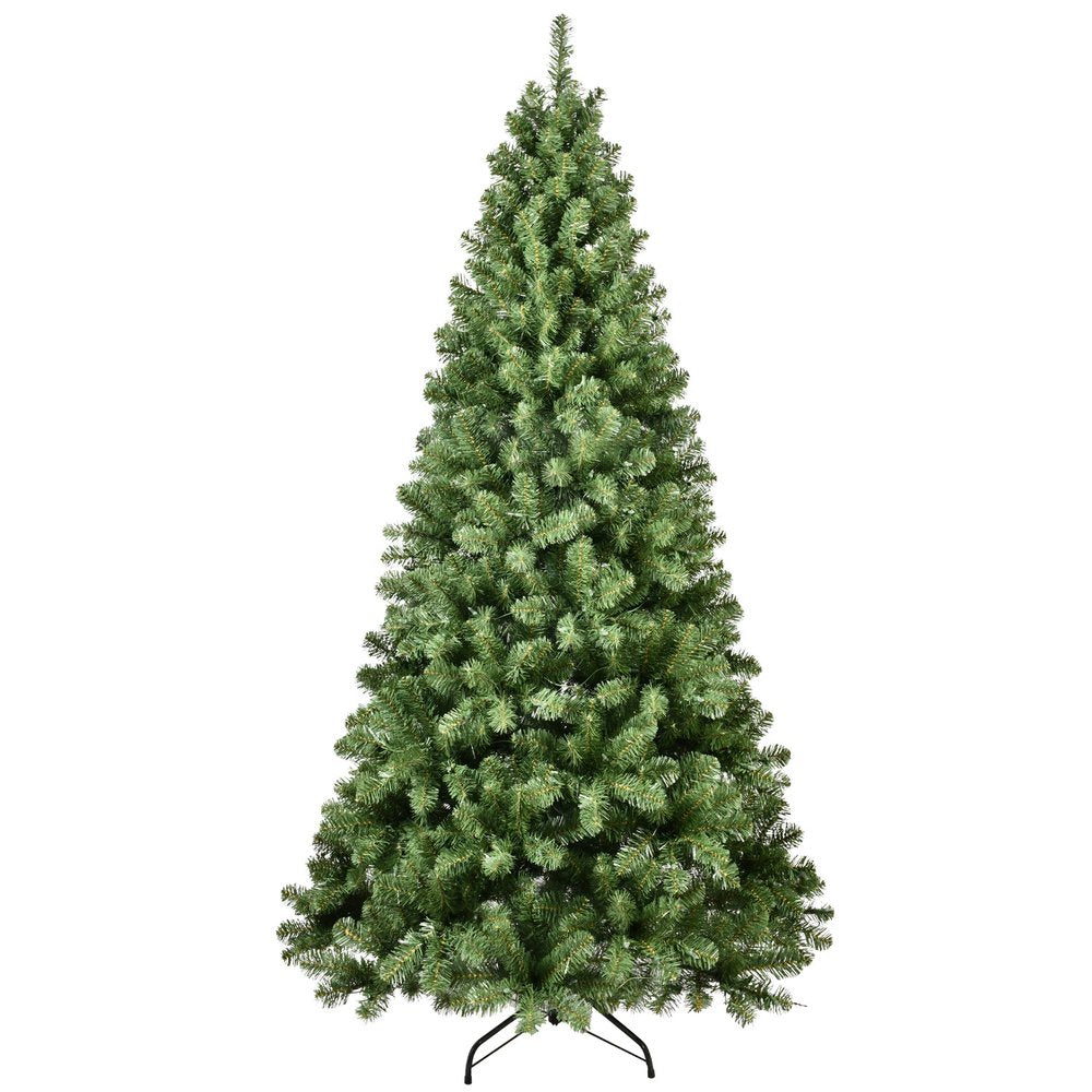 7' Pre Lit Full Spruce Christmas Tree
