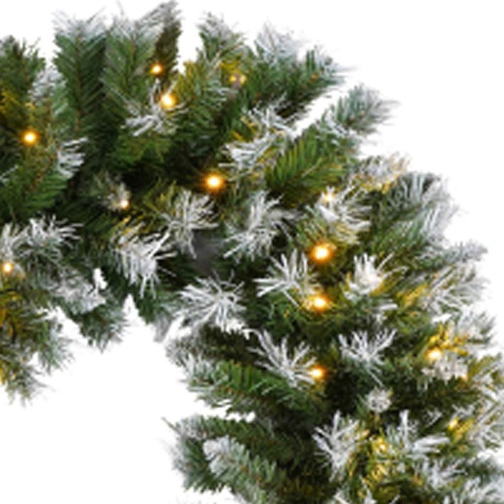 4' White Pre Lit Full Tropical Christmas Tree with Decorations