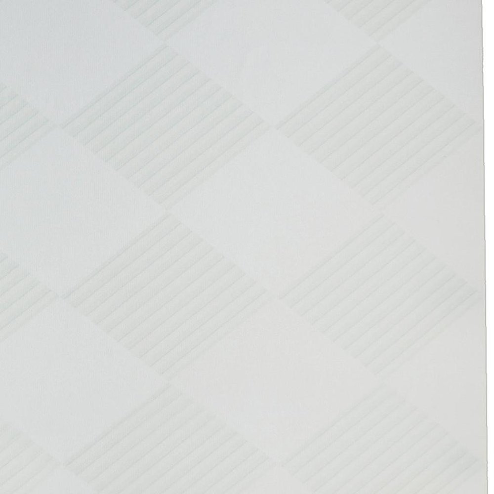 5' X 7' Green and Ivory Geometric Washable Area Rug
