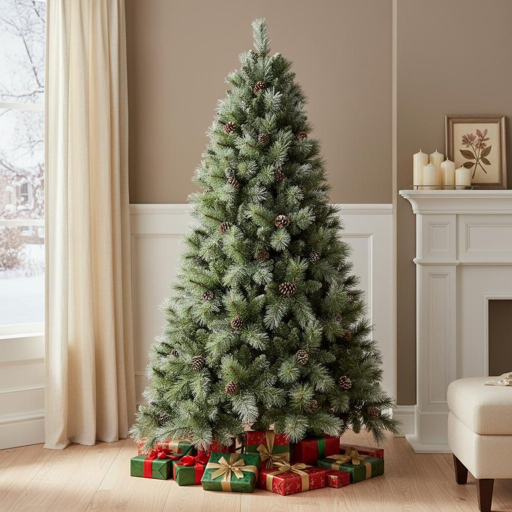 5' Full Pine Christmas Tree with Decorations