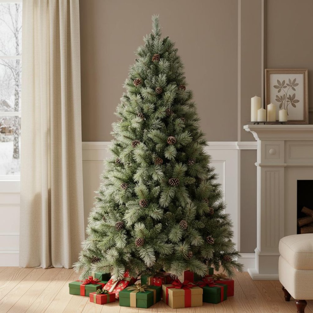 5' Full Pine Christmas Tree with Decorations