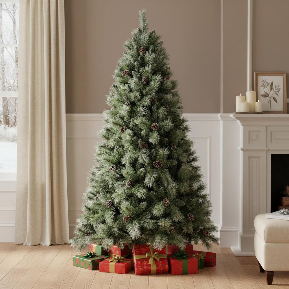 5' Full Pine Christmas Tree with Decorations