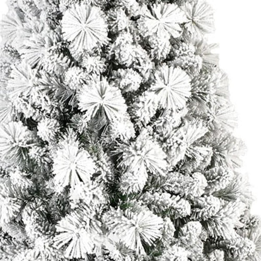 6' Full Flocked Pine Christmas Tree