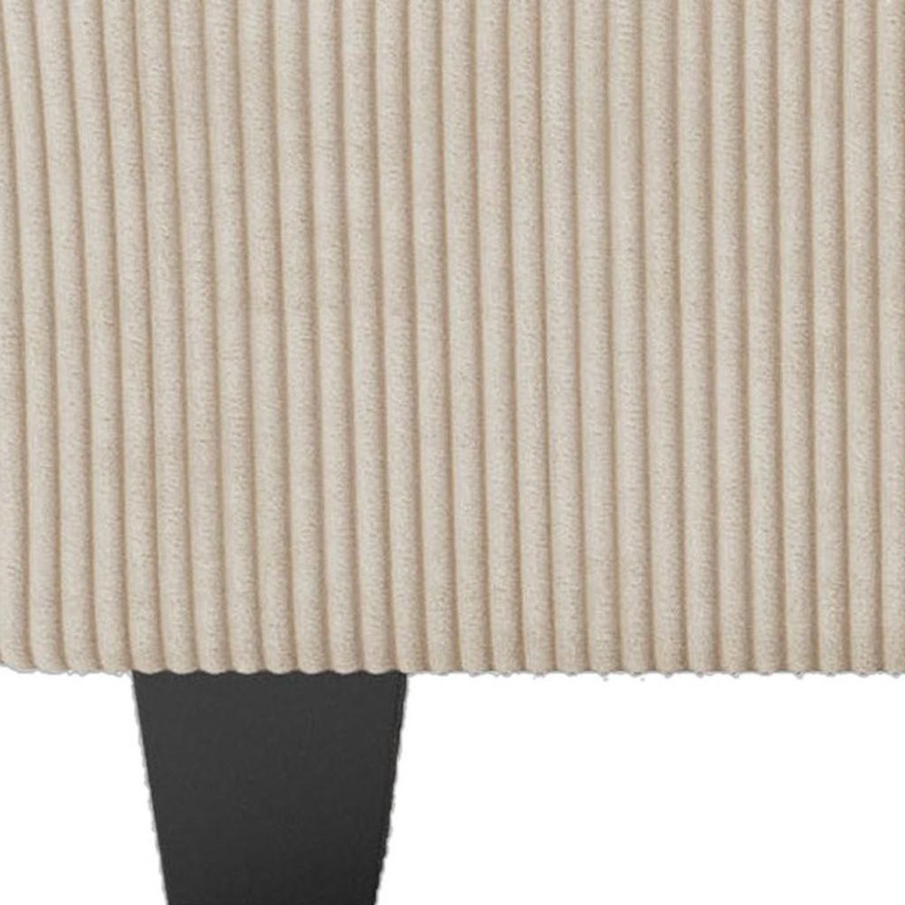 Teal Blue and Black Solid Wood and Microfiber Storage Ottoman - 26-inch