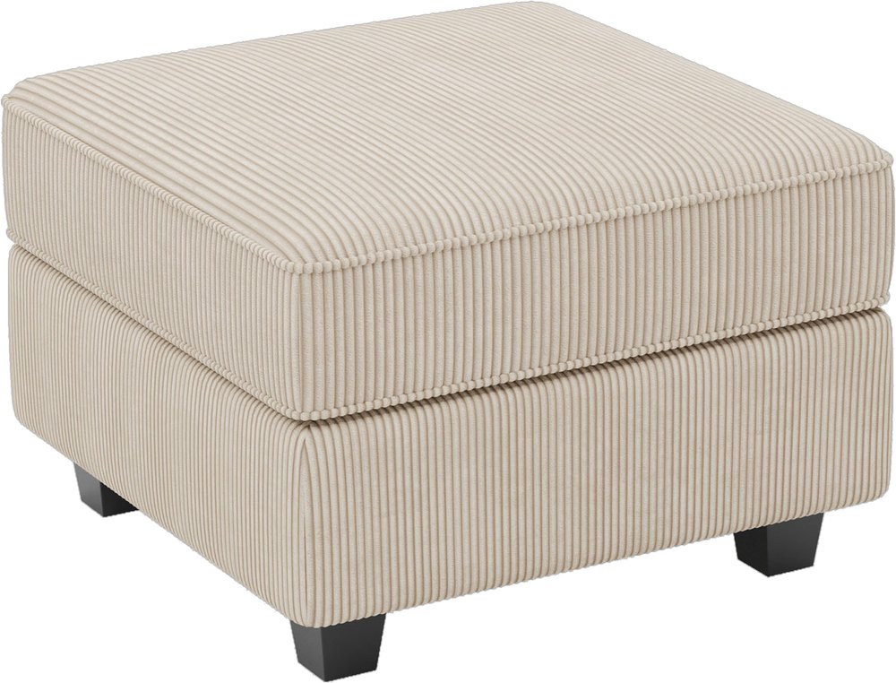 Teal Blue and Black Solid Wood and Microfiber Storage Ottoman - 26-inch