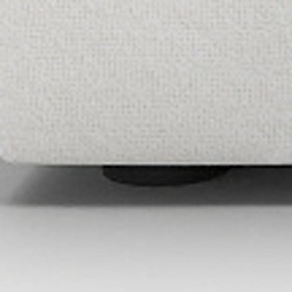 White Linen Blend Modular Loveseat and Toss Pillows - 80-inch