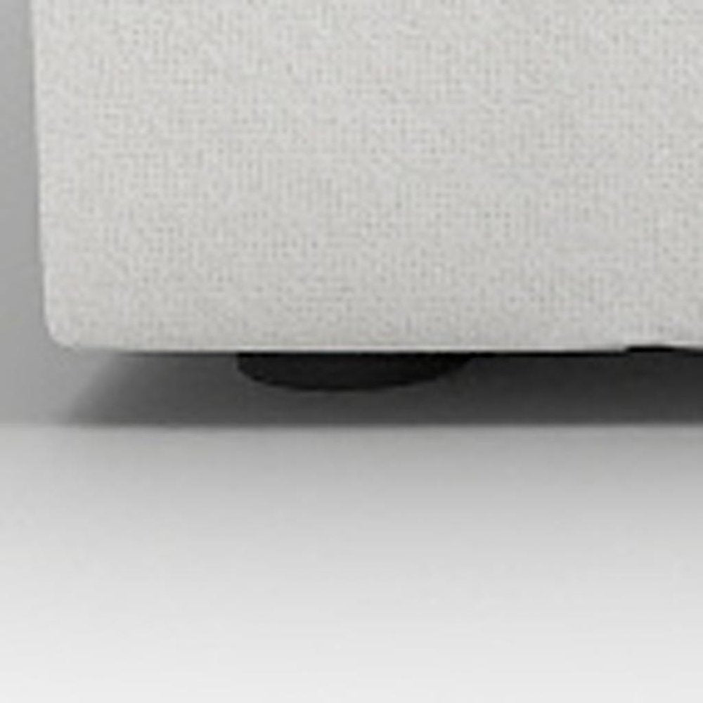 White Linen Blend Modular Loveseat and Toss Pillows - 80-inch