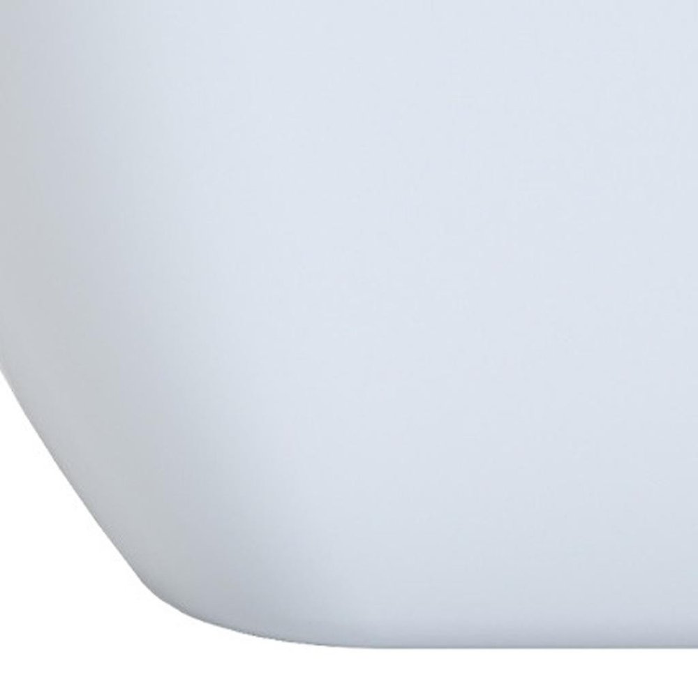 White Acrylic Oval Bath Tub - 59-inch