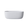White Acrylic Oval Bath Tub - 51-inch