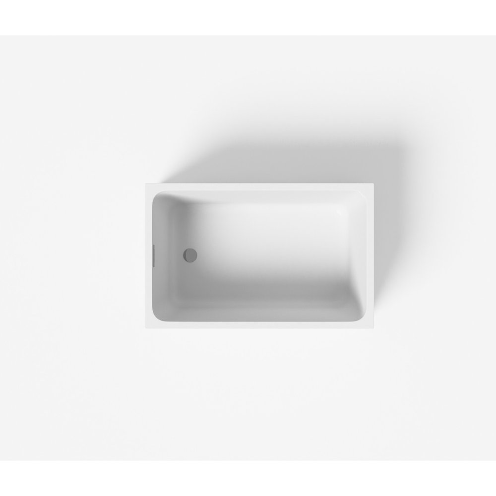 White Acrylic Bath Tub - 47-inch