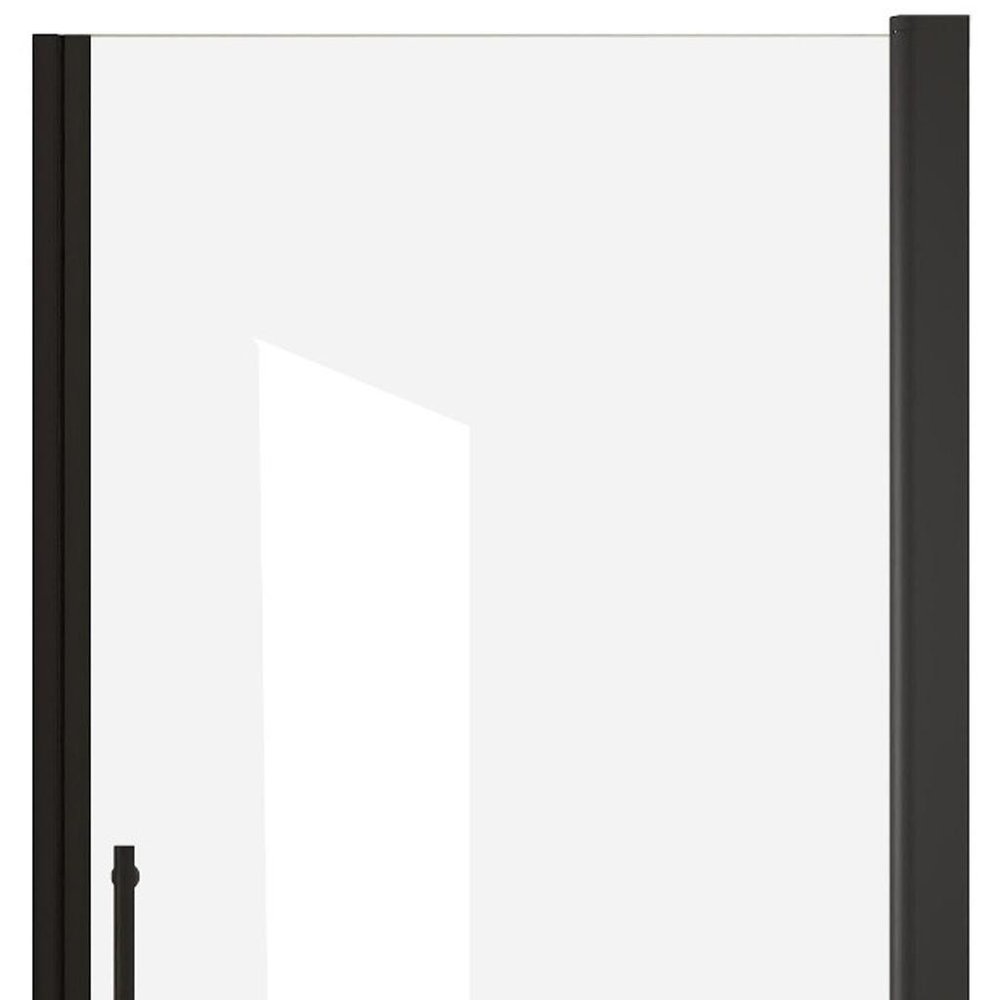 Aluminum and Tempered Glass Shower Door - 72 X 36-inch