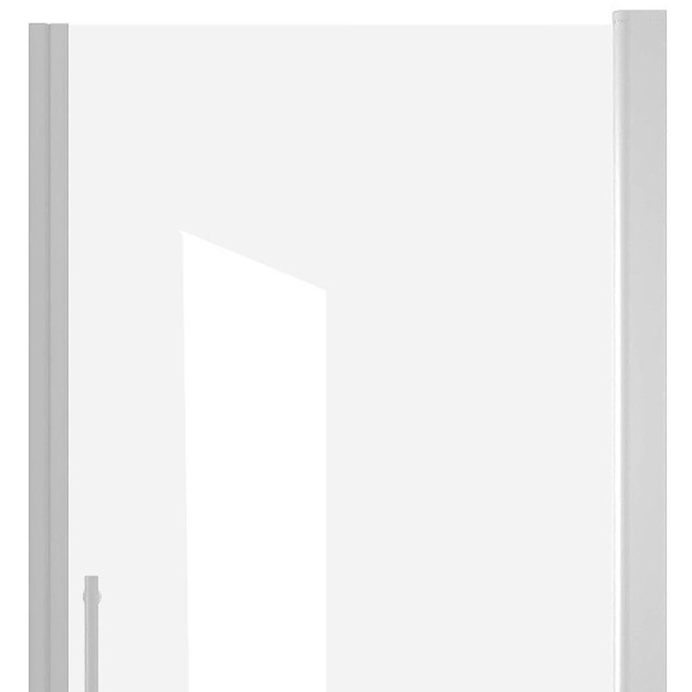 Aluminum and Tempered Glass Shower Door - 72 X 28-inch