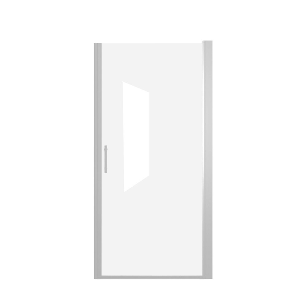 Aluminum and Tempered Glass Shower Door - 72 X 28-inch