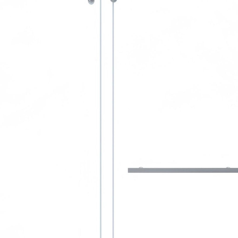 Set of Two Tempered Glass Shower Doors