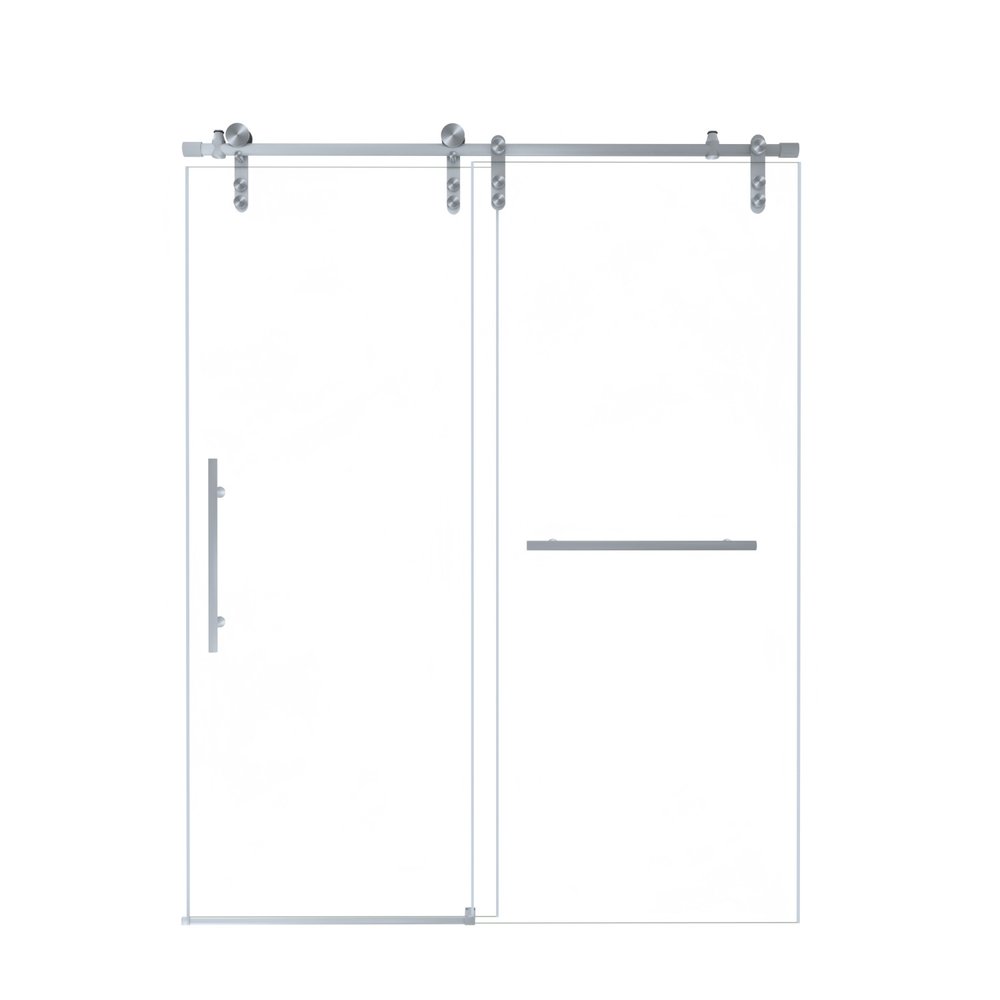 Set of Two Tempered Glass Shower Doors