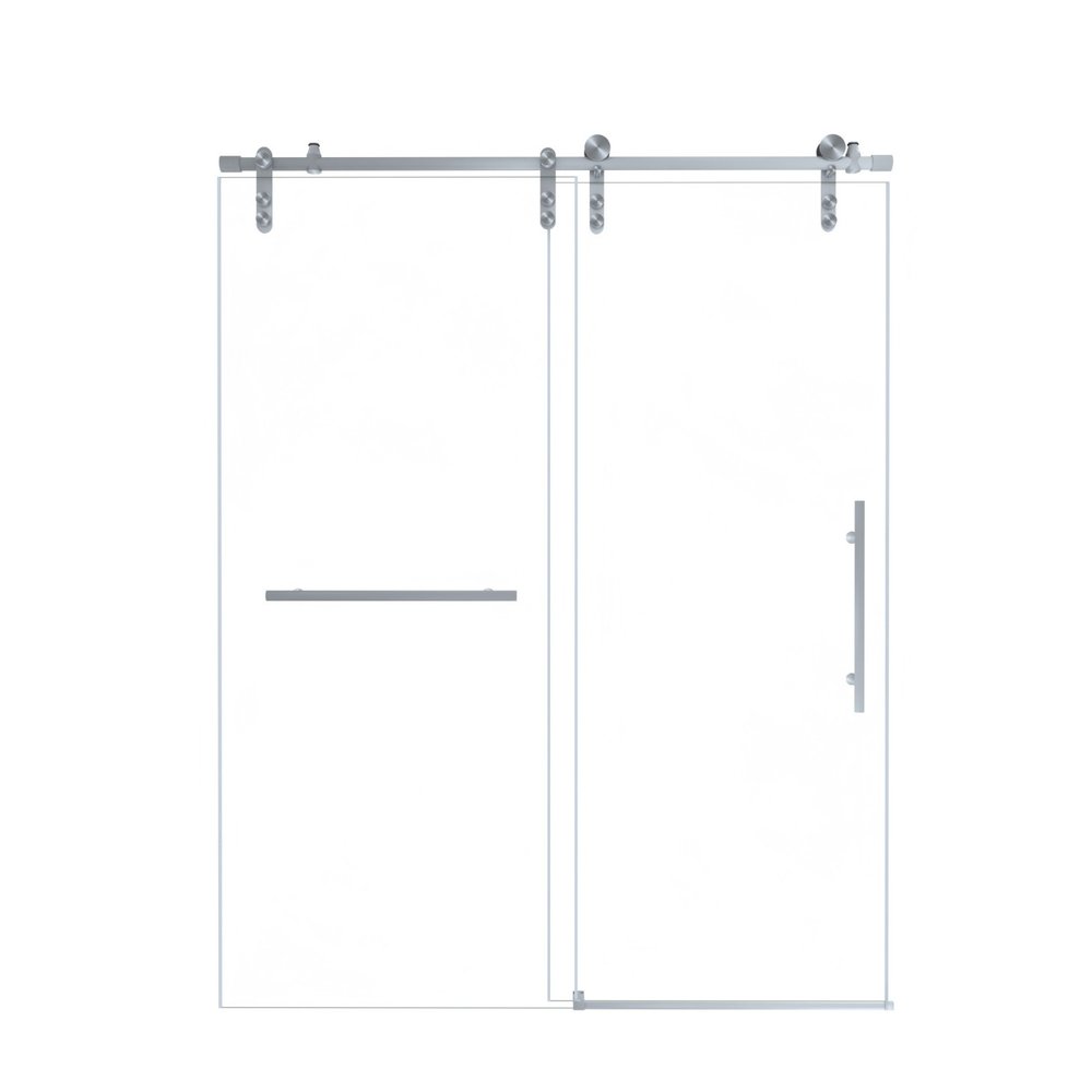 Set of Two Tempered Glass Shower Doors