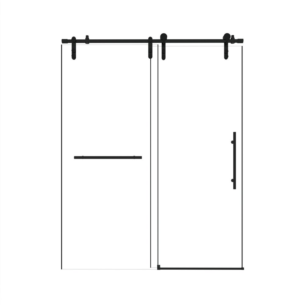 Set of Two Tempered Glass Shower Doors