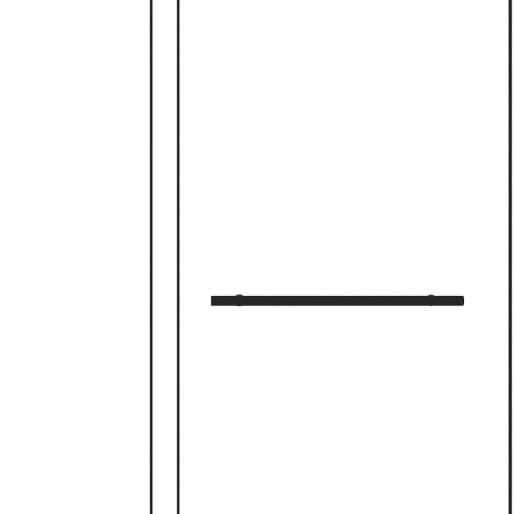 Set of Two Tempered Glass Shower Doors