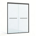 Set of Two Tempered Glass Shower Doors