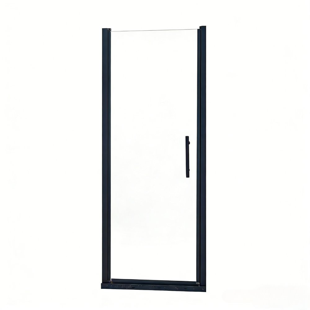 Aluminum and Tempered Glass Shower Door - 75 X 30-inch