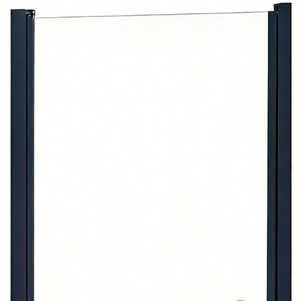 Aluminum and Tempered Glass Shower Door - 75 X 30-inch