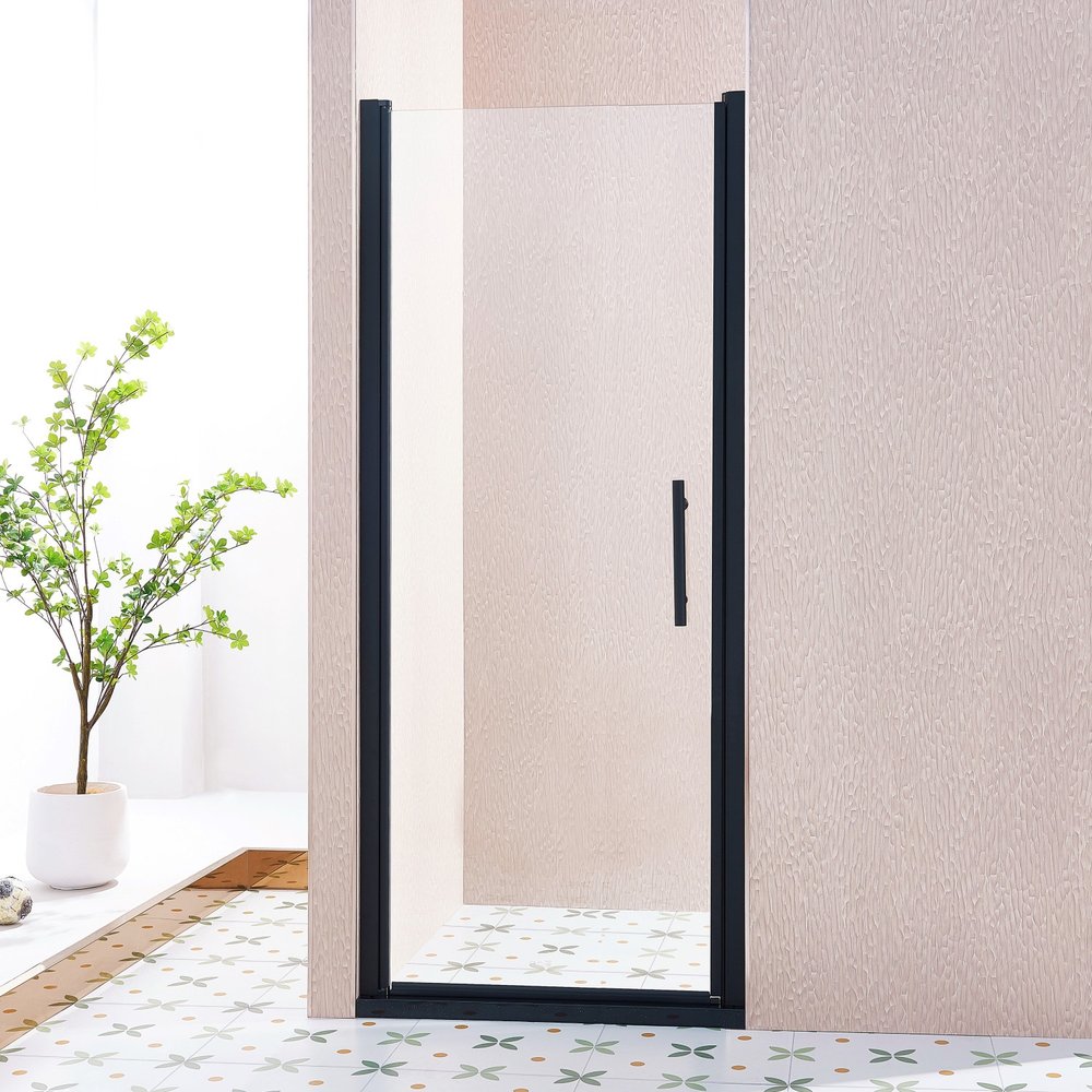 Aluminum and Tempered Glass Shower Door - 75 X 32-inch