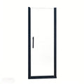 Aluminum and Tempered Glass Shower Door - 75 X 32-inch