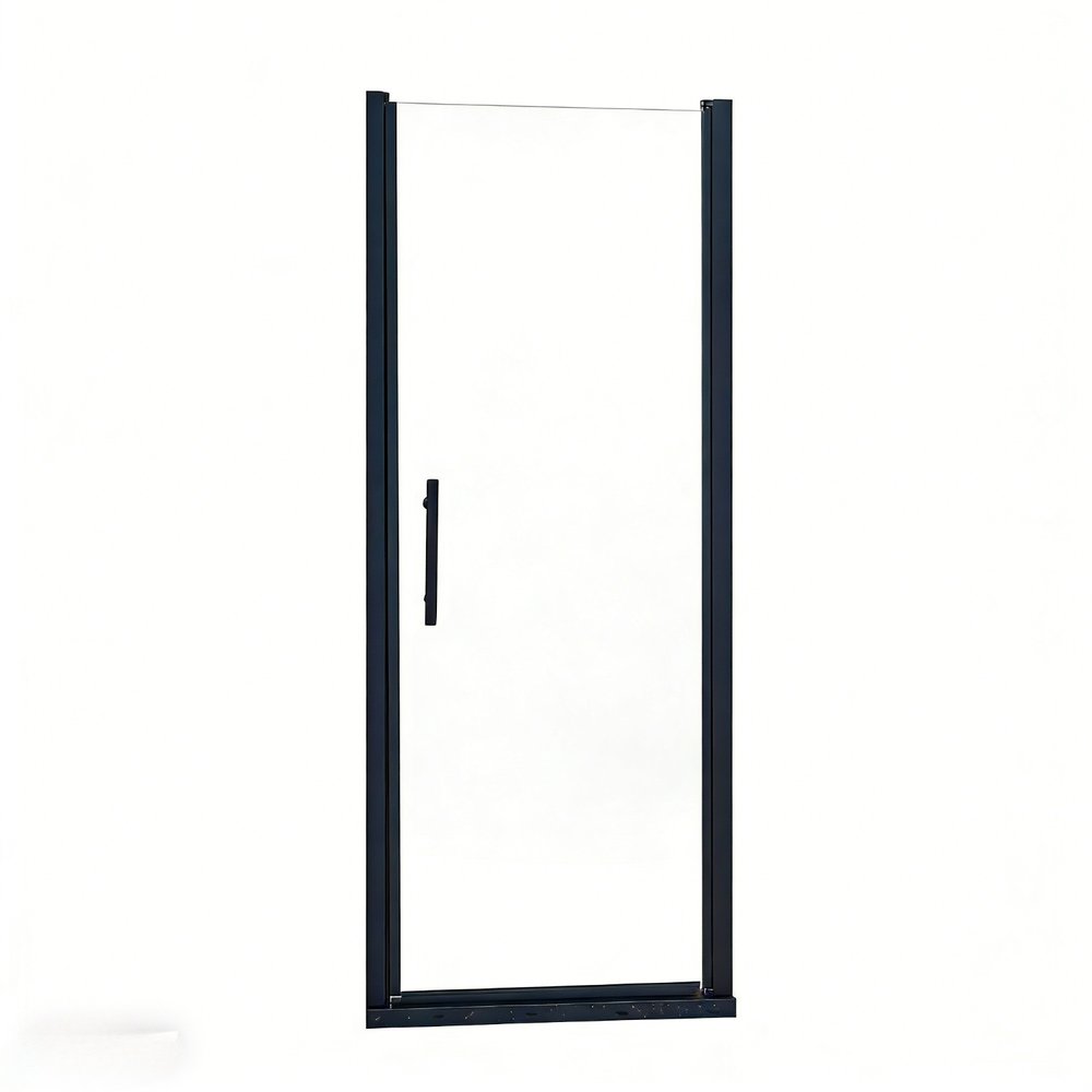 Aluminum and Tempered Glass Shower Door - 75 X 32-inch