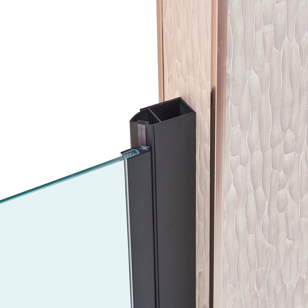 Aluminum and Tempered Glass Shower Door - 75 X 32-inch