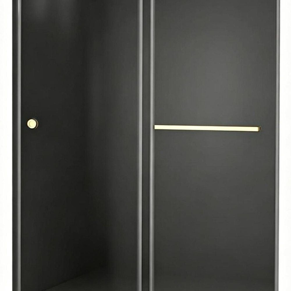 Set of Two Tempered Glass Shower Doors