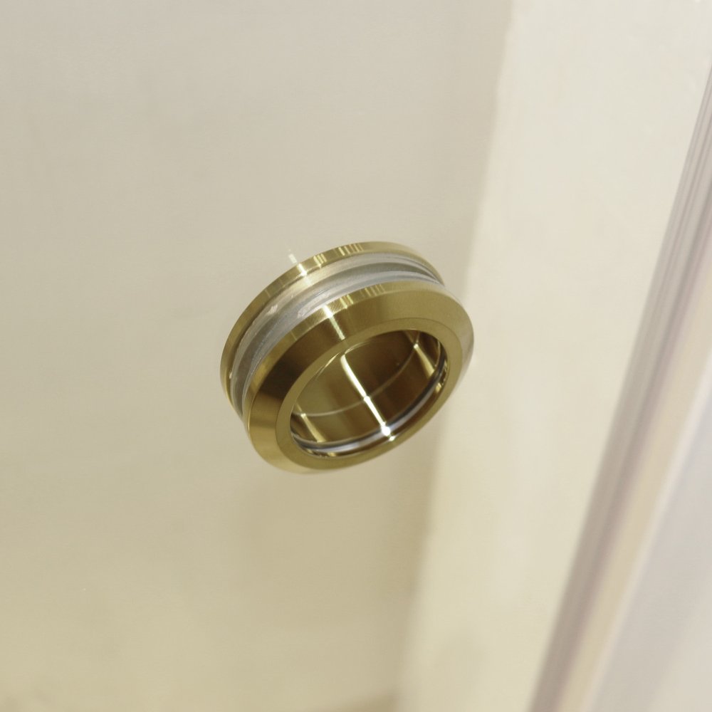 Set of Two Tempered Glass Shower Doors