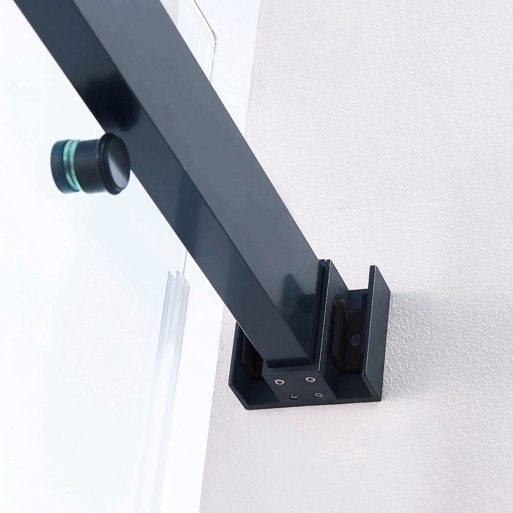 Set of Two Tempered Glass Shower Doors