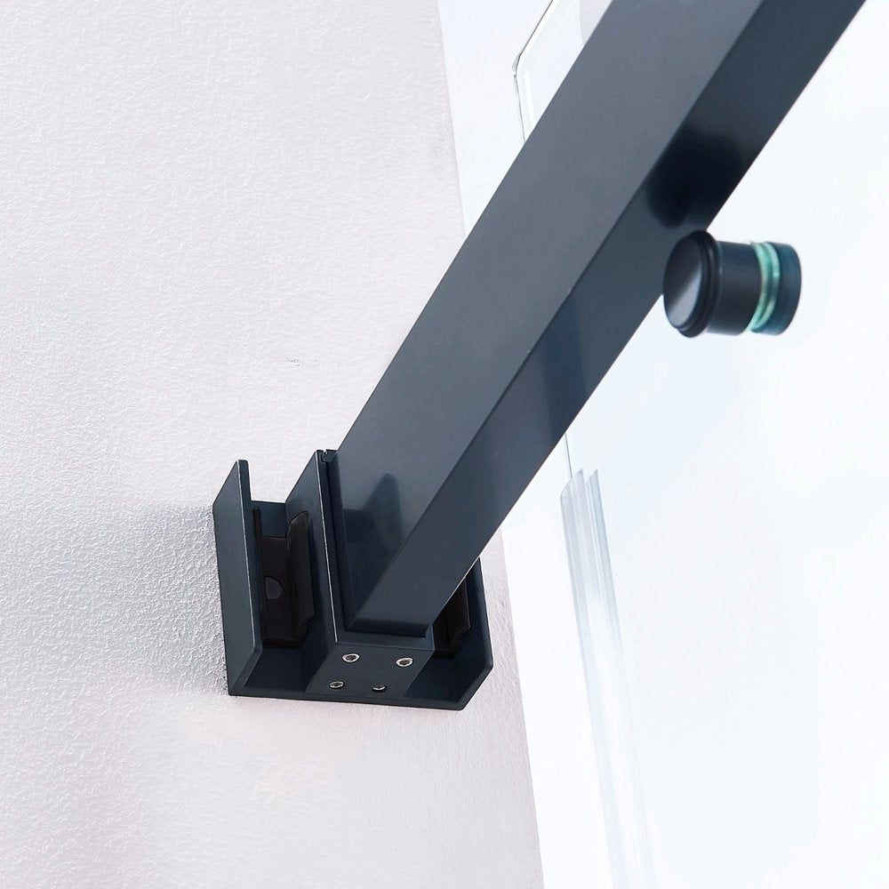 Set of Two Tempered Glass Shower Doors