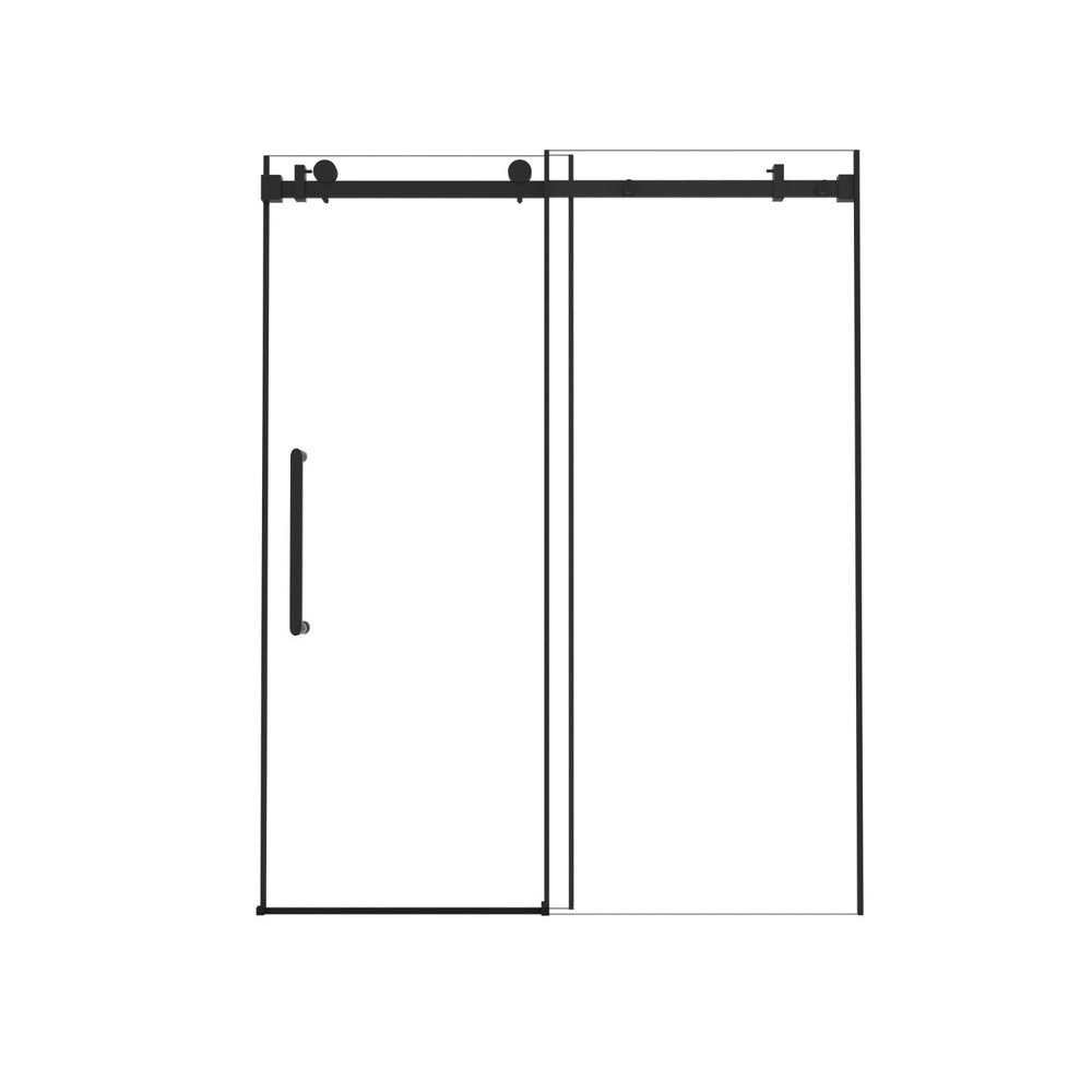 Set of Two Tempered Glass Shower Doors