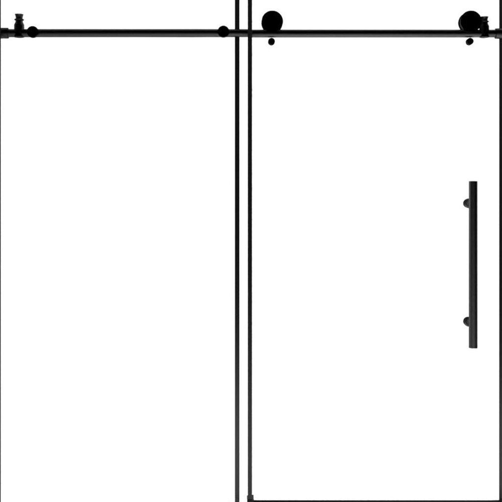 Set of Two Tempered Glass Shower Doors