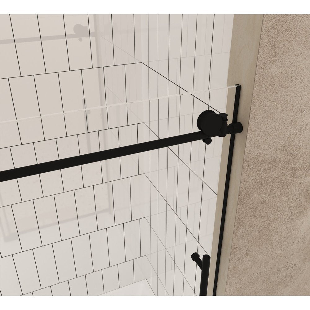 Set of Two Tempered Glass Shower Doors