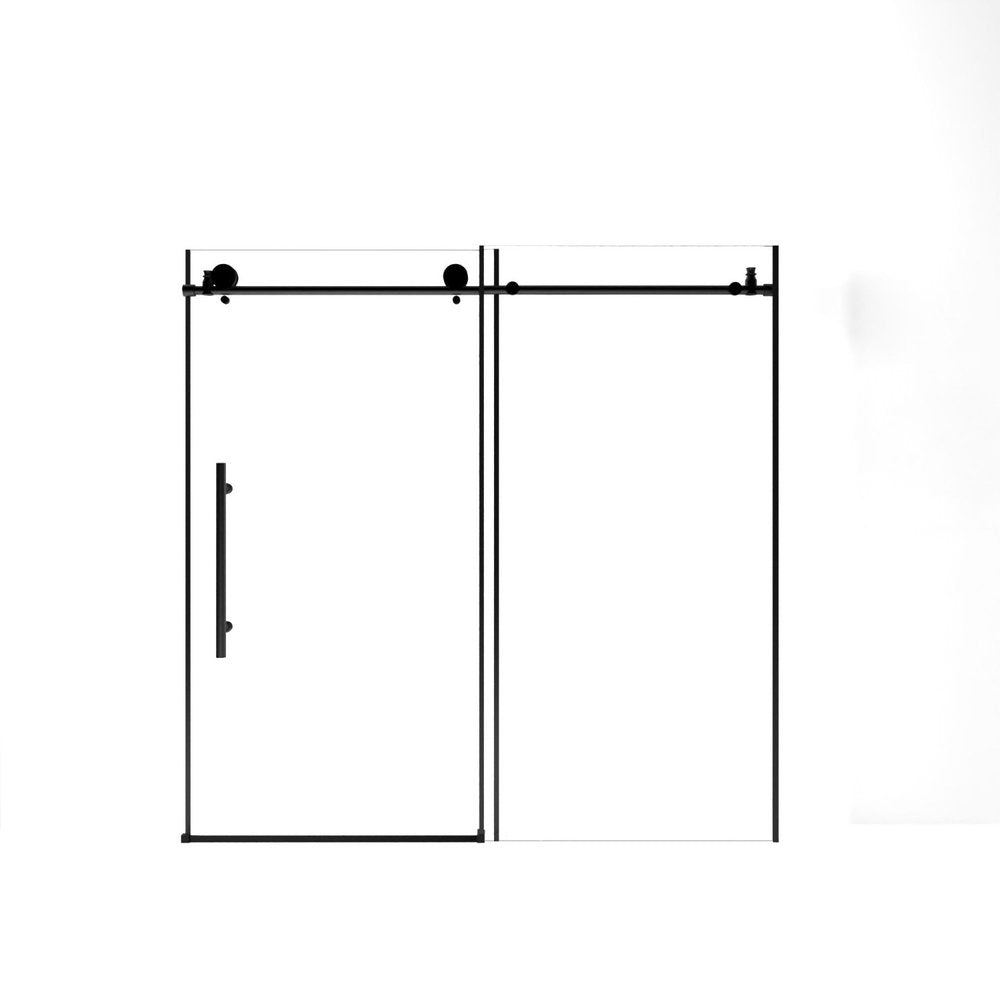 Set of Two Tempered Glass Shower Doors