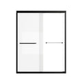 Set of Two Aluminum and Tempered Glass Shower Doors