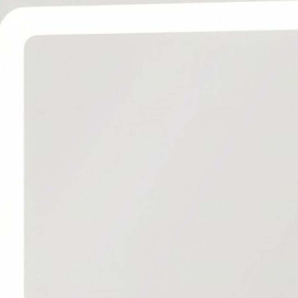 Lighted Freestanding Frameless Makeup Shaving Tabletop Mirror with USB - 18-inch
