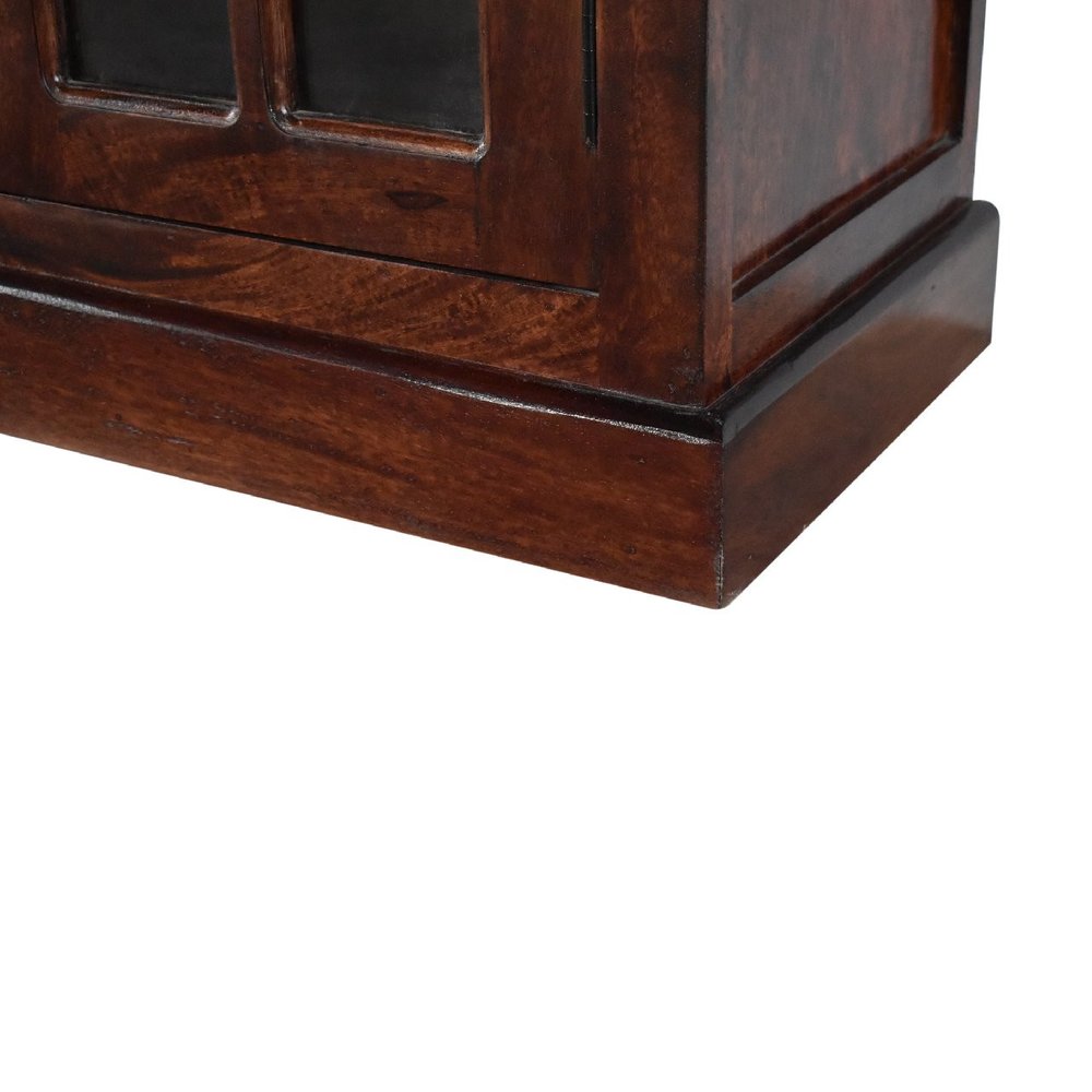 Brown Solid Wood Six Drawer Sideboard - 65-inch