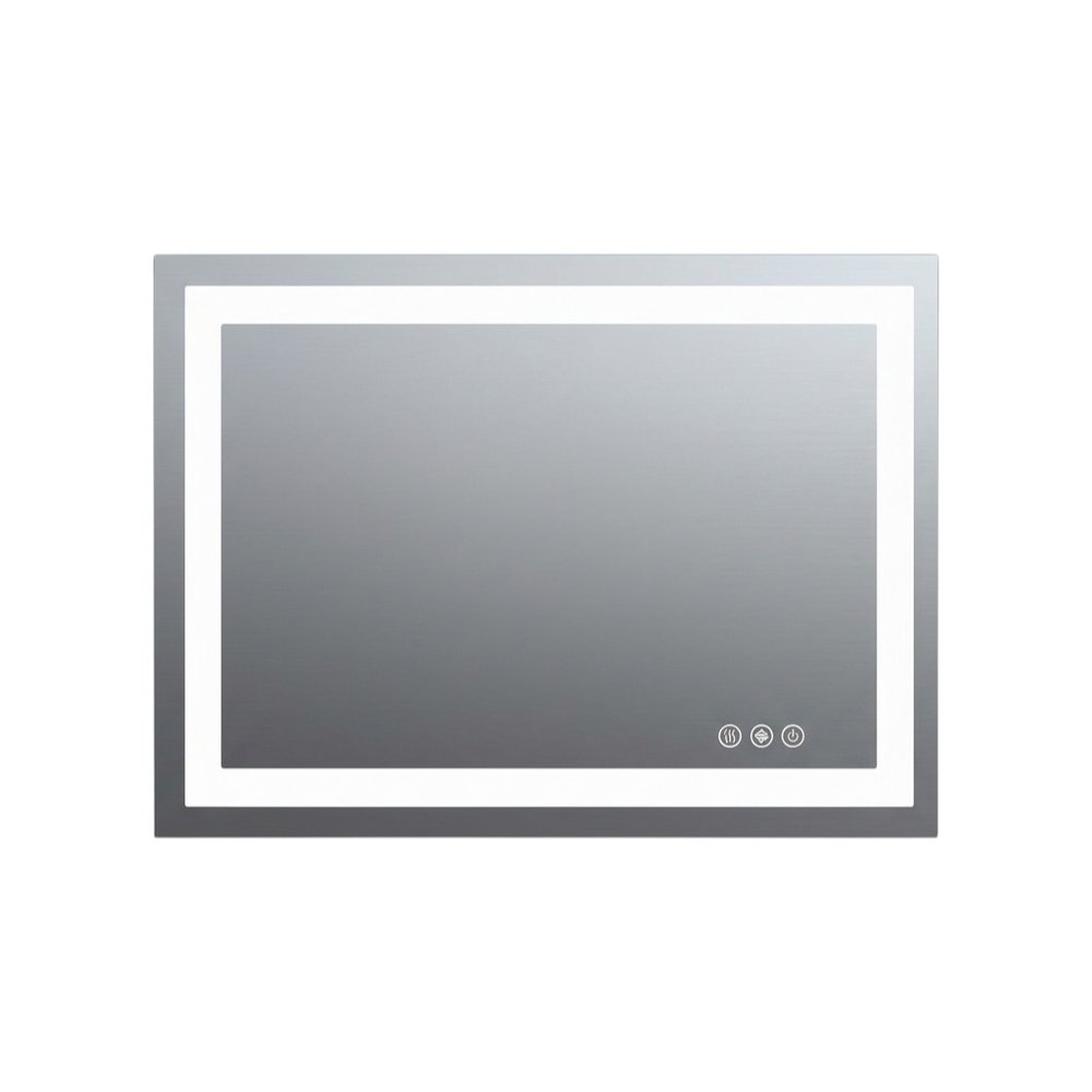 Lighted Frameless Bathroom Vanity Mirror - 32-inch