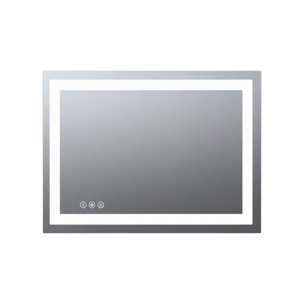 Lighted Frameless Bathroom Vanity Mirror - 32-inch