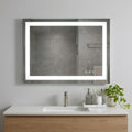 Lighted Frameless Bathroom Vanity Mirror - 36-inch