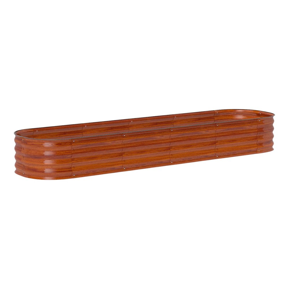 Brown Steel Rectangular Planter Box - 12 X 95-inch