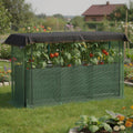Green Steel Rectangular Planter Box - 43 X 73-inch