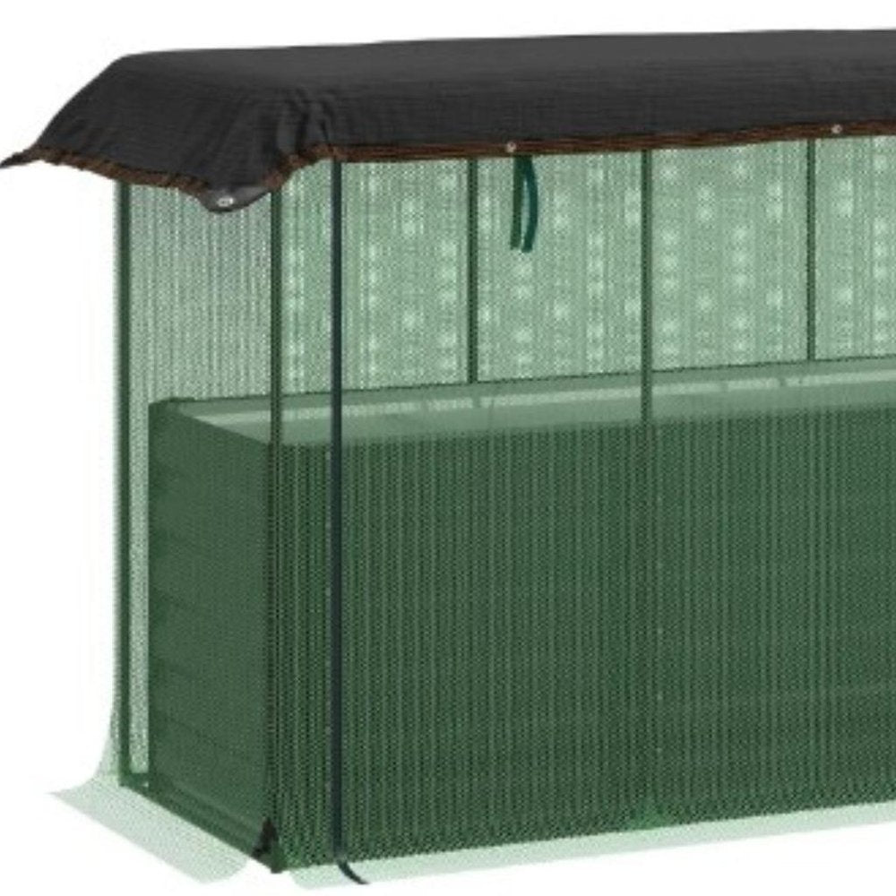 Green Steel Rectangular Planter Box - 43 X 73-inch