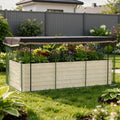 Beige Steel Rectangular Planter Box - 43 X 91-inch
