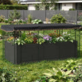 Green Steel Rectangular Planter Box - 43 X 91-inch
