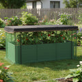 Green Steel Rectangular Planter Box - 43 X 91-inch