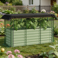 Beige Steel Rectangular Planter Box - 43 X 73-inch